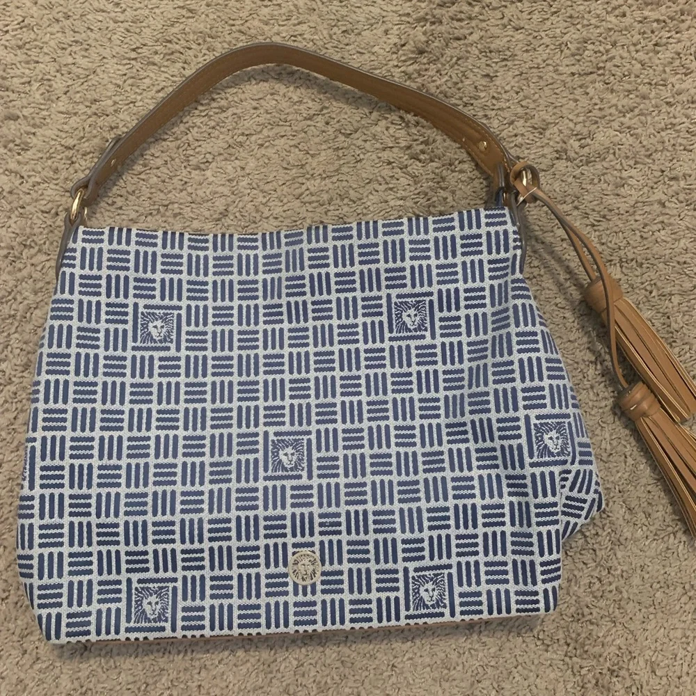 Anne Klein Hobo Purse Bag with Tassles